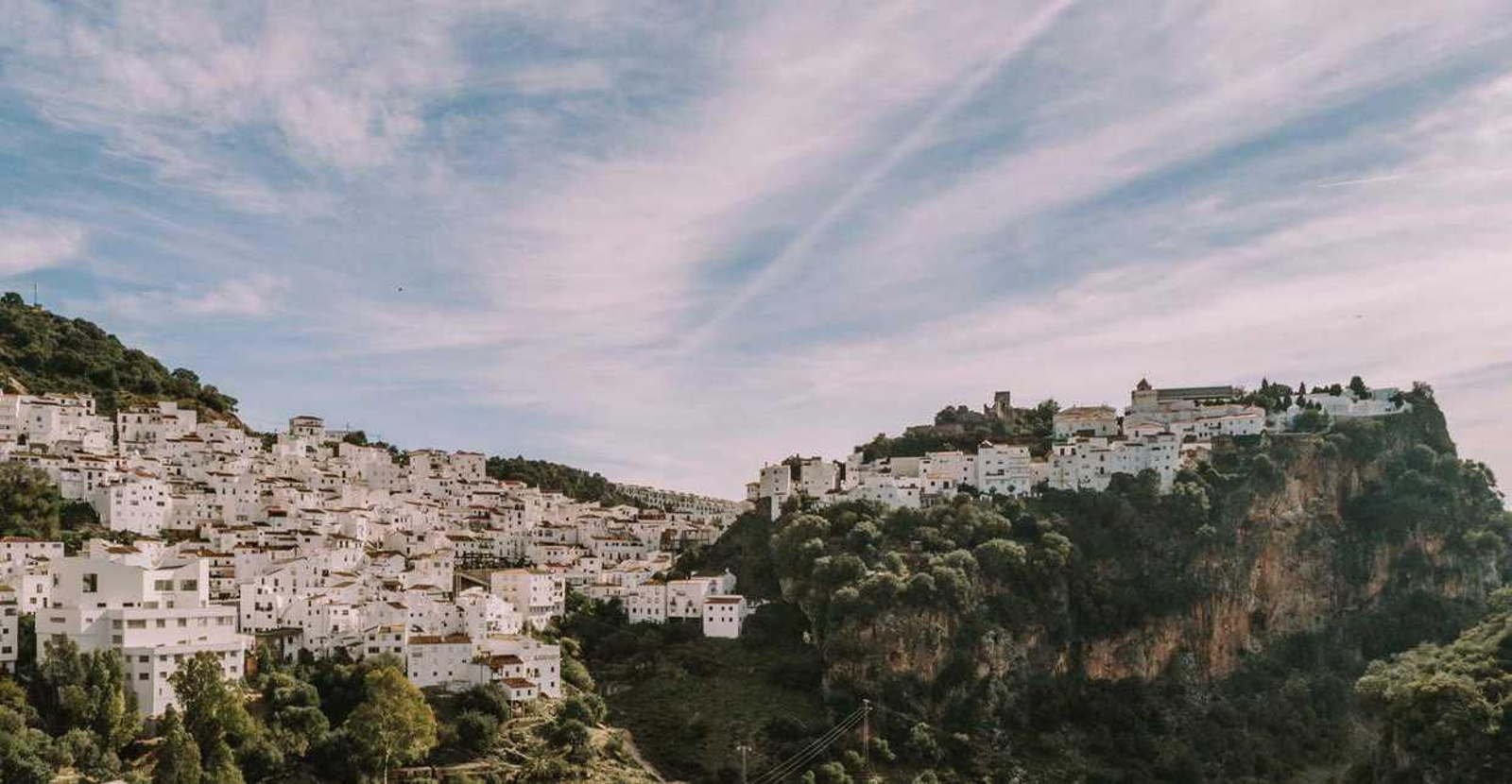 Vista aérea del municipio de Casares.