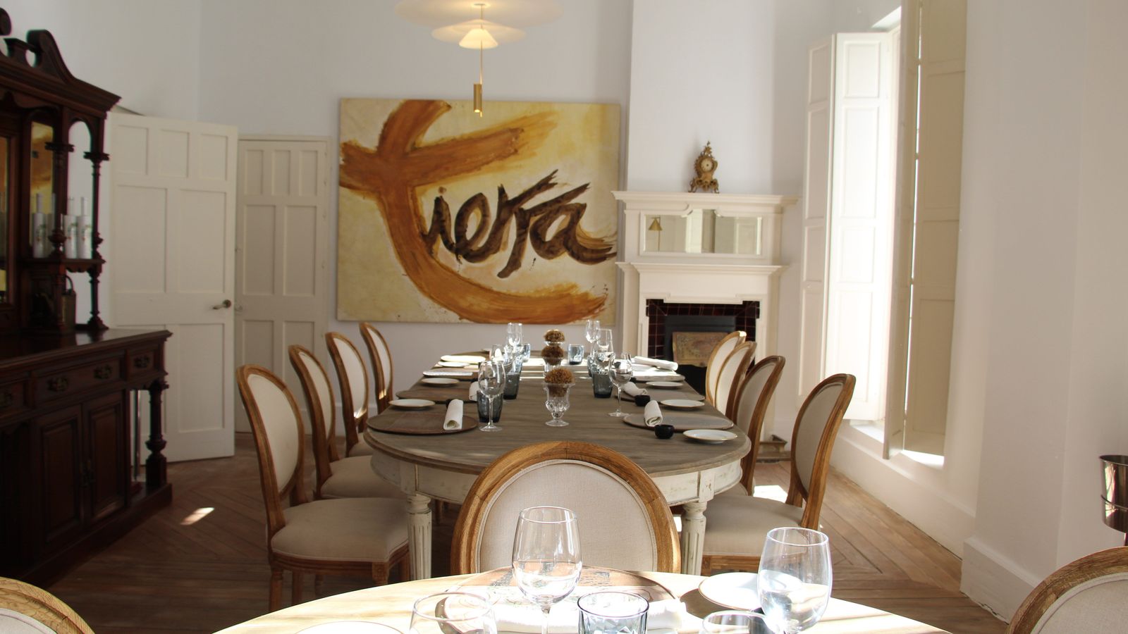 Reservados del restaurante Universo Santi