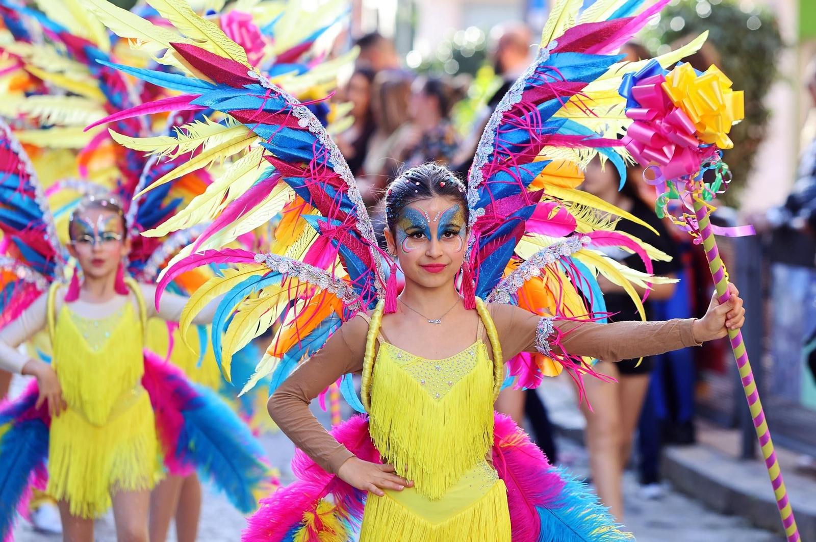 Imágenes de la cabalgata del Carnaval Colombino 2024