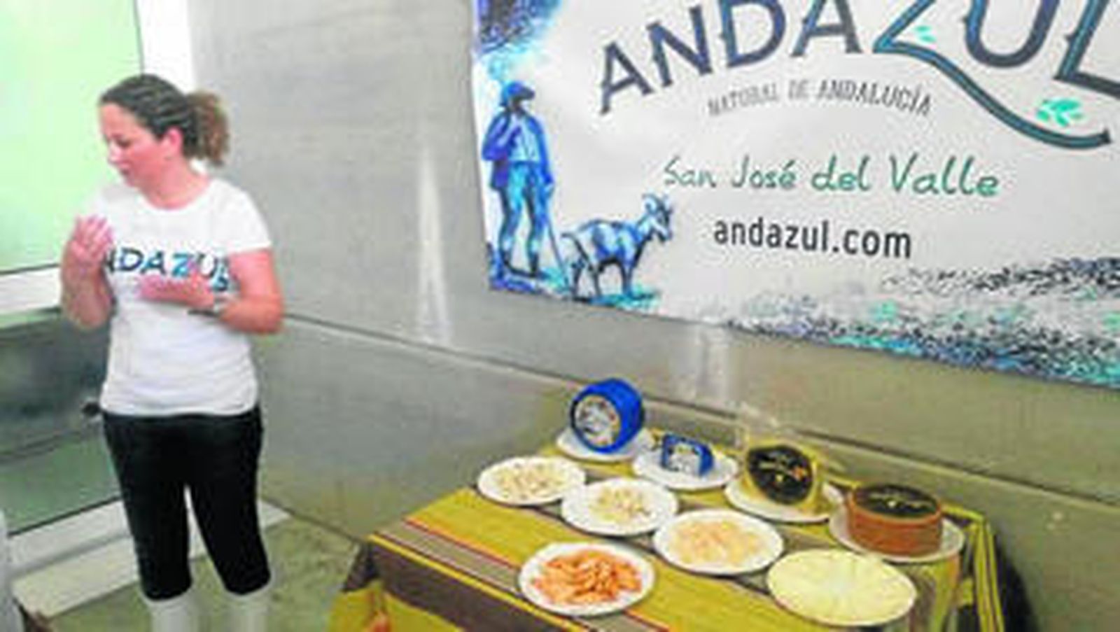Una pequeña muestra de los productos de Andazul.