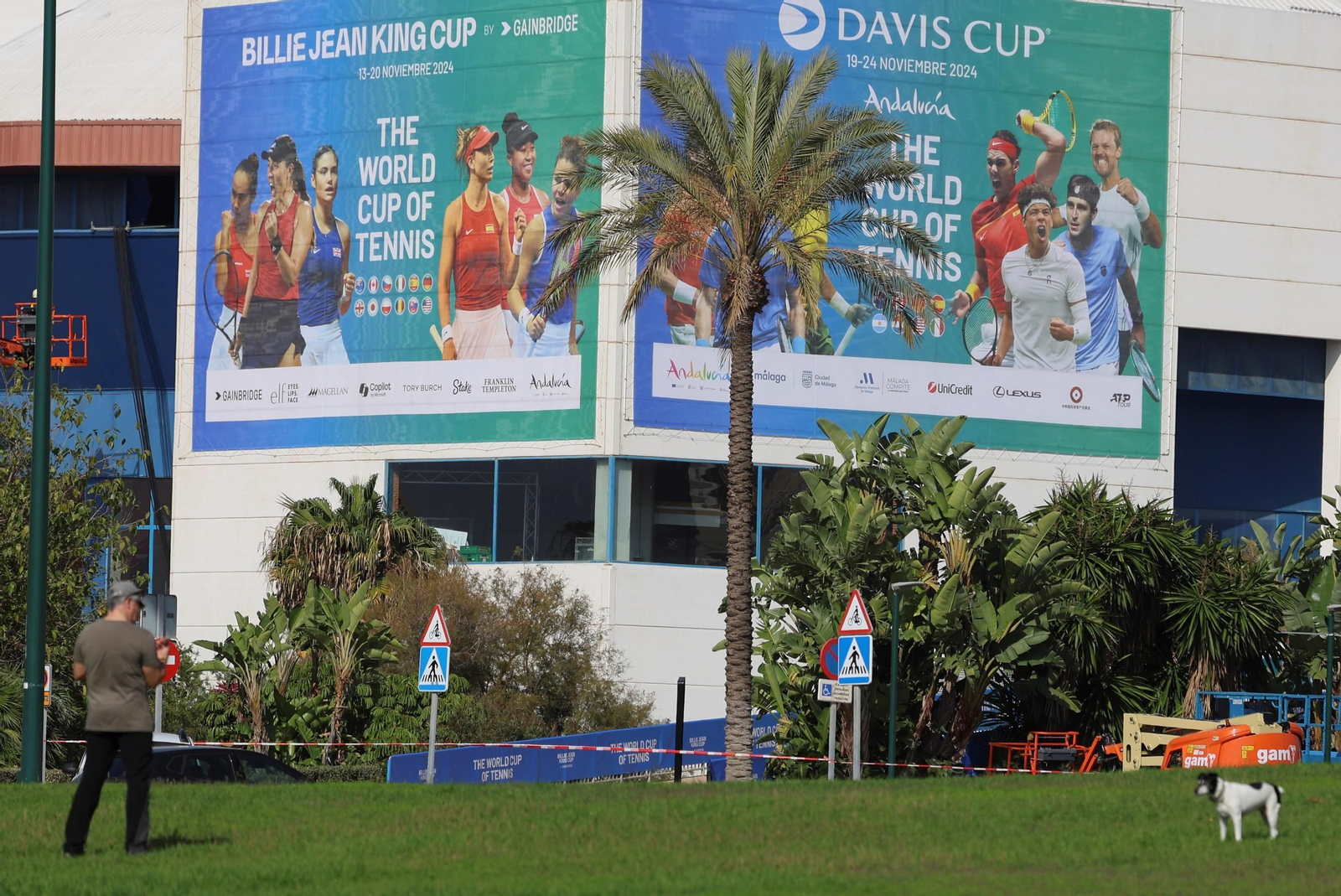 Así se transforma el Carpena para la Copa Billie Jean King y la Copa Davis