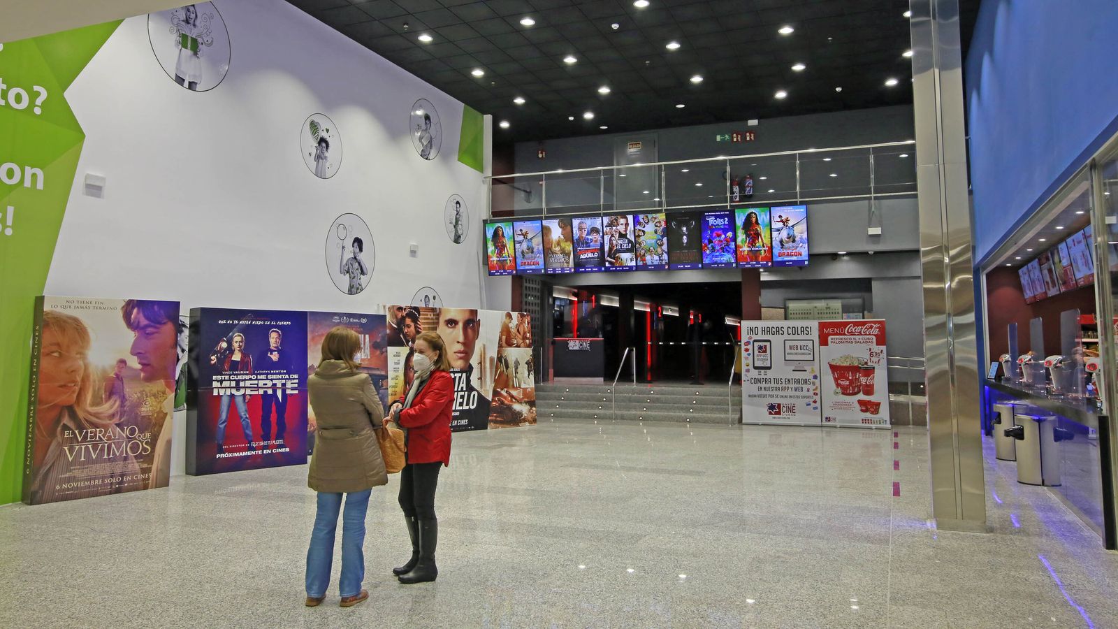 Una tarde con pocos espectadores