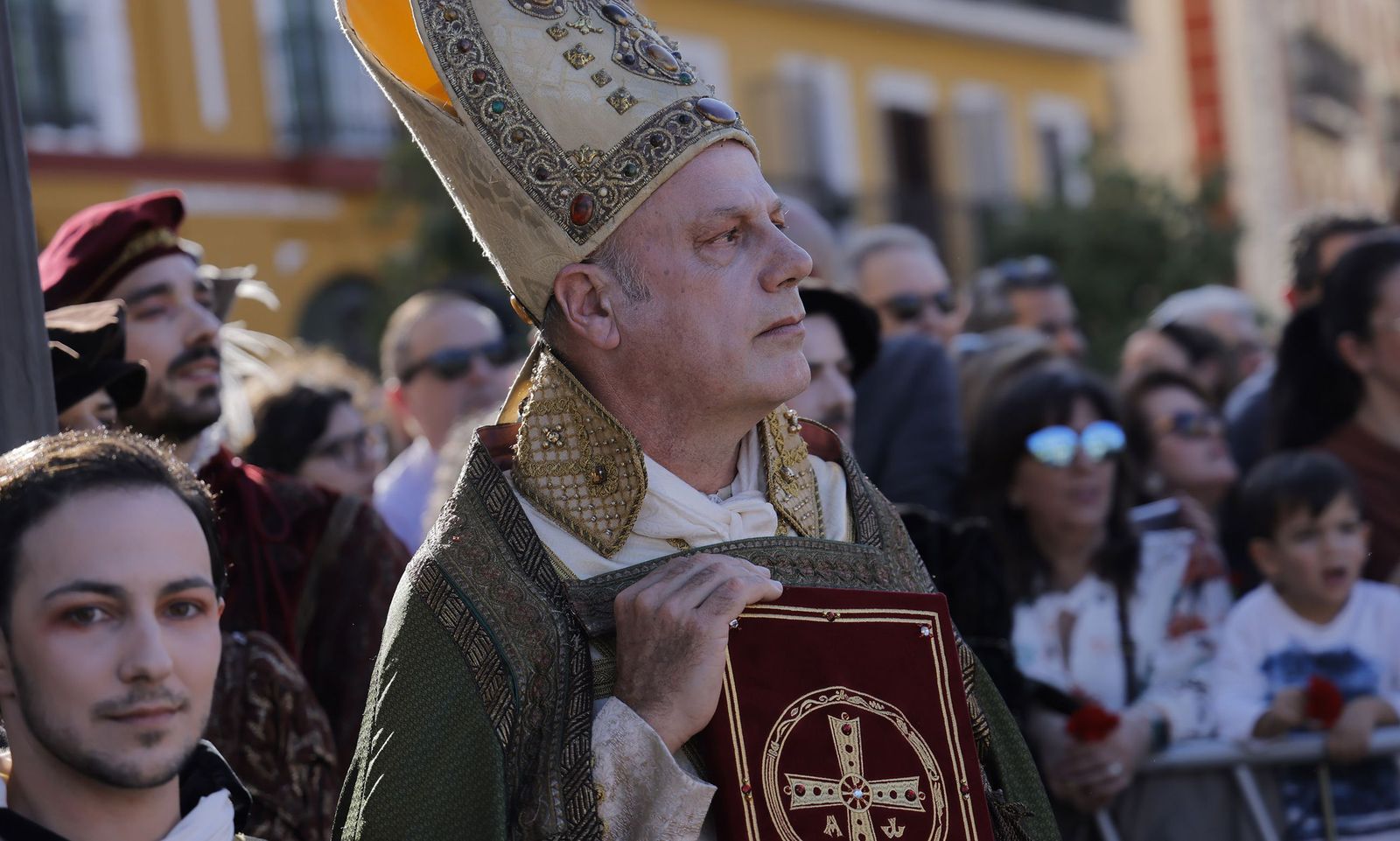 Desfile de Carlos V e Isabel de Portugal en Sevilla