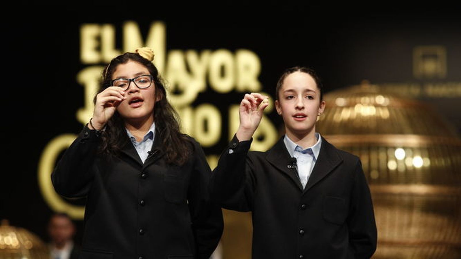 Momento en el que ha tocado el quinto premio con el número 29.031