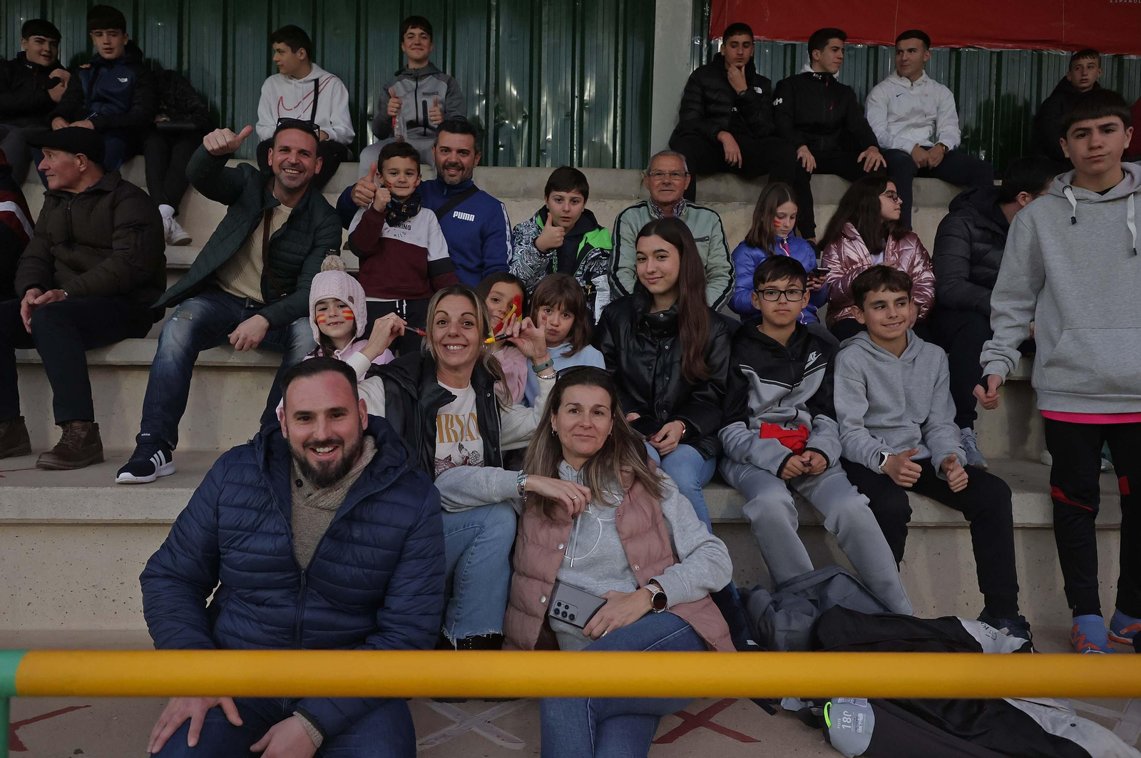 Búscate durante el España - Italia sub-17 celebrado en Los Barrios