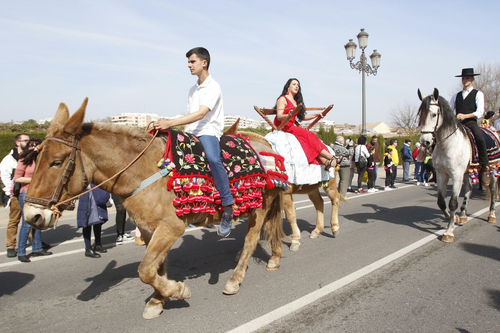 La marcha hípica por el 28-F en Córdoba, en fotos