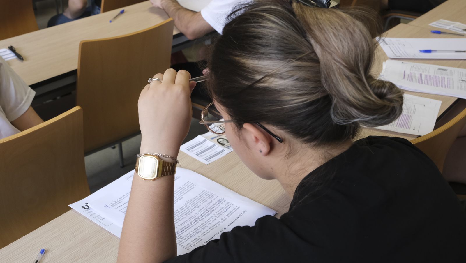 Imágenes de las pruebas de acceso de la PEvAU en la Universidad de Almería