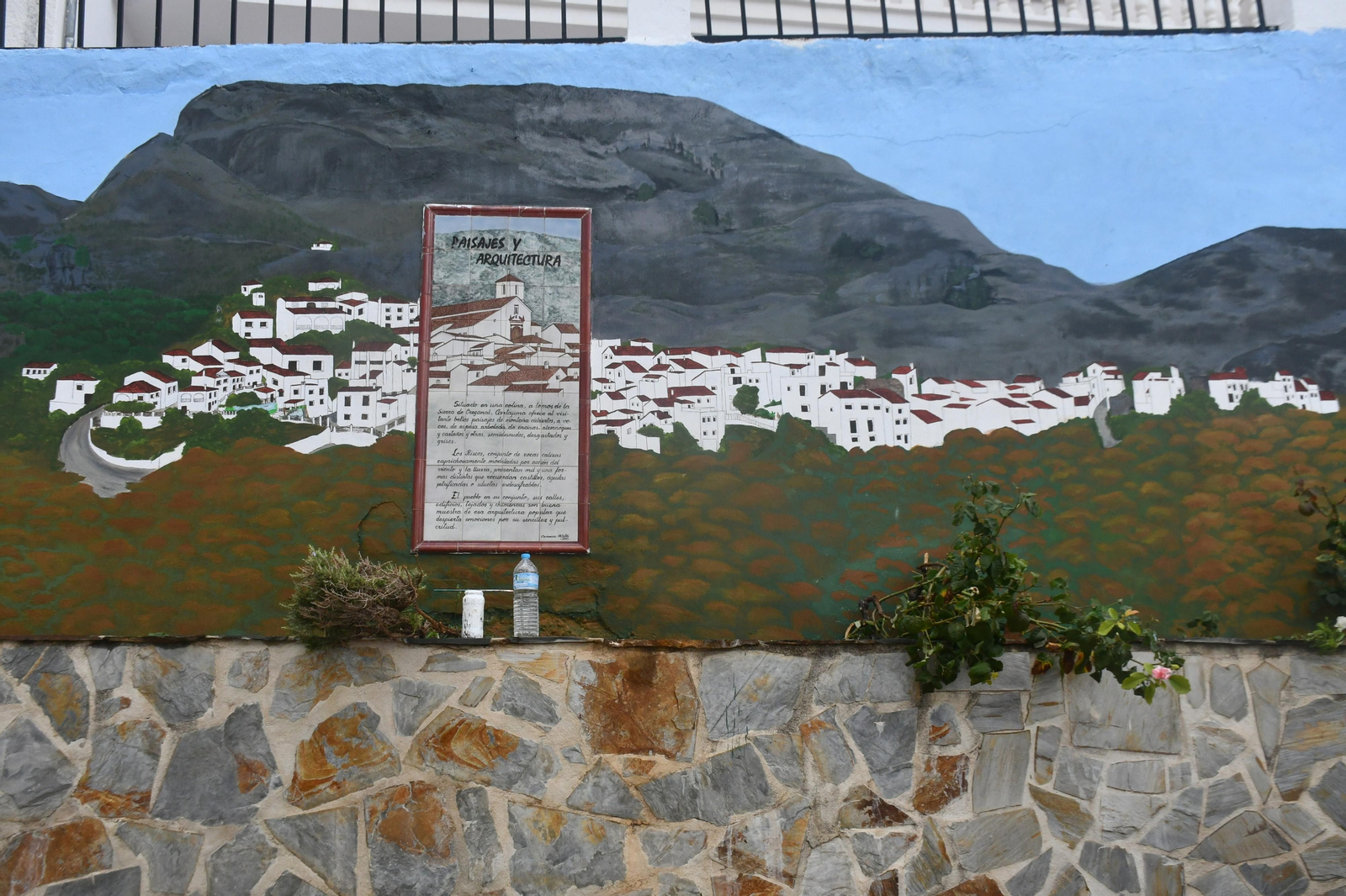 Uno de los murales que han sido confeccionados este año.