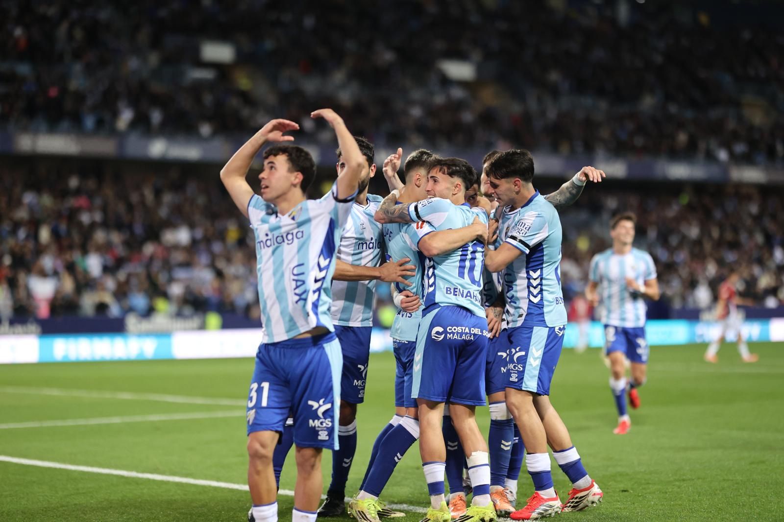El Málaga CF-Albacete, en fotos