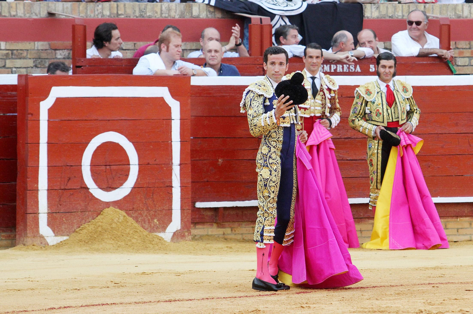 Imágenes de Morante de la Puebla durante la corrida de esta tarde en la Plaza de Toros La Merced