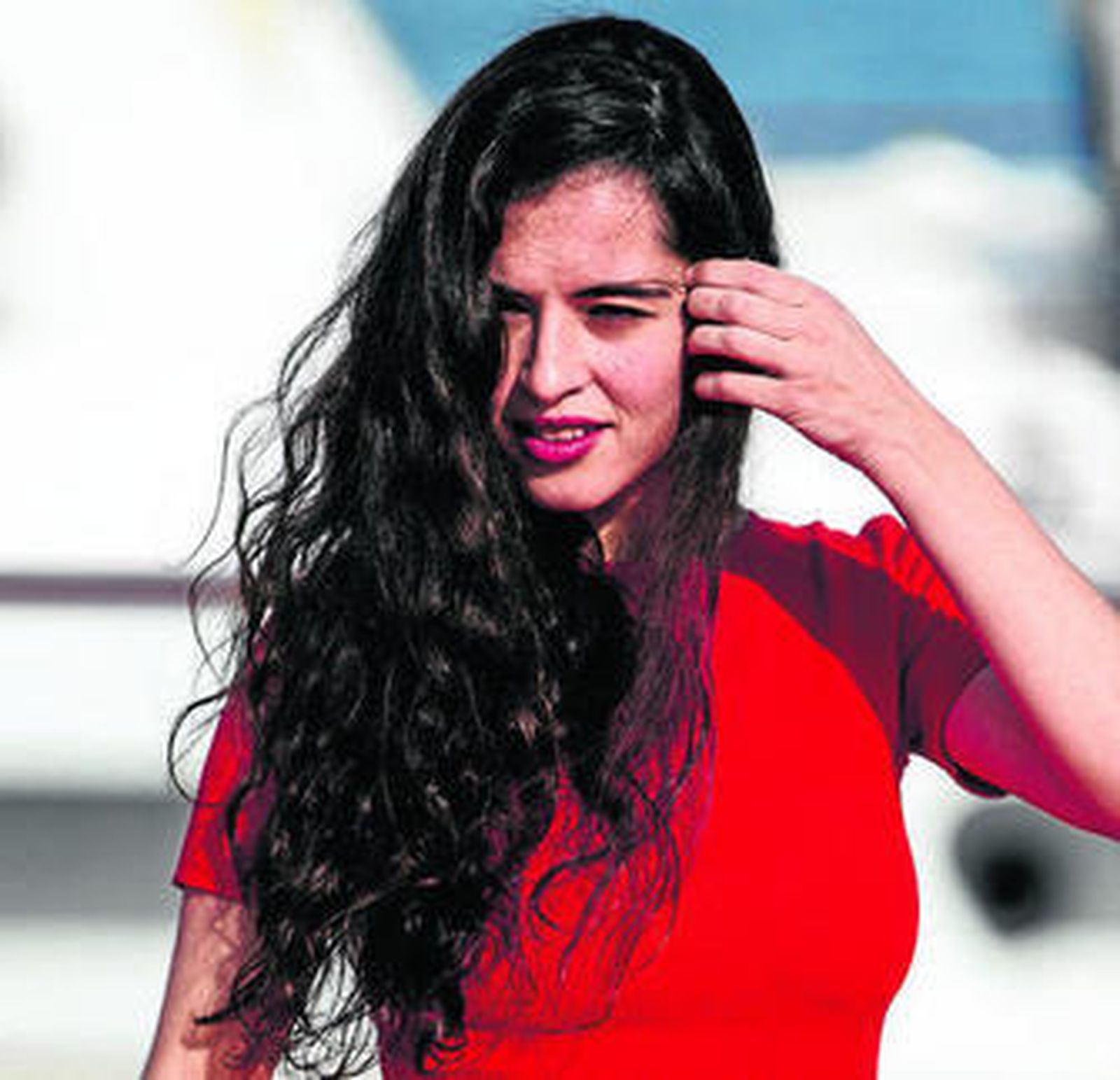 Sílvia Pérez Cruz (Palafrugell, 1983), ayer, en el Muelle Uno.