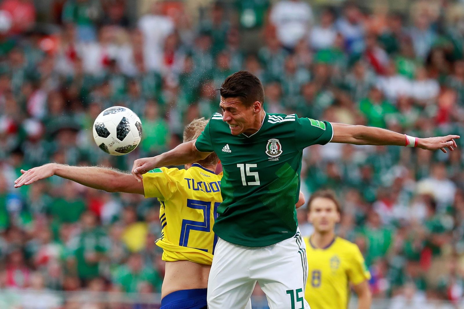 Las imágenes del México-Suecia