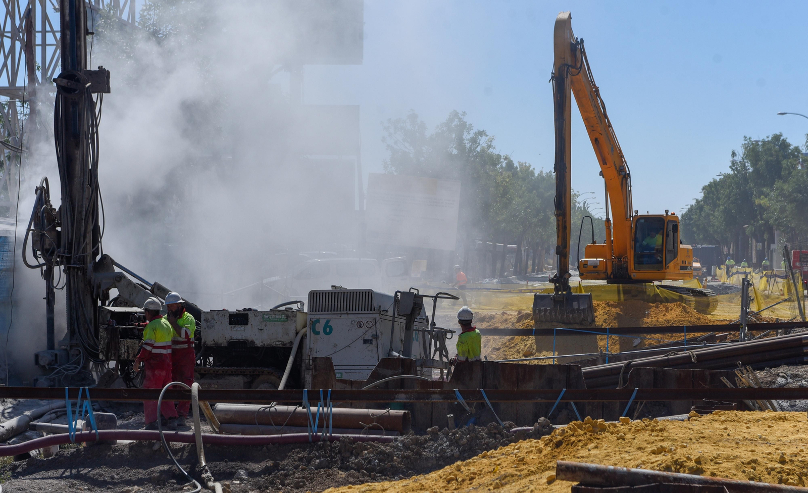 Imágenes de la Avenida de La Raza, a poco más de una semana para su reapertura