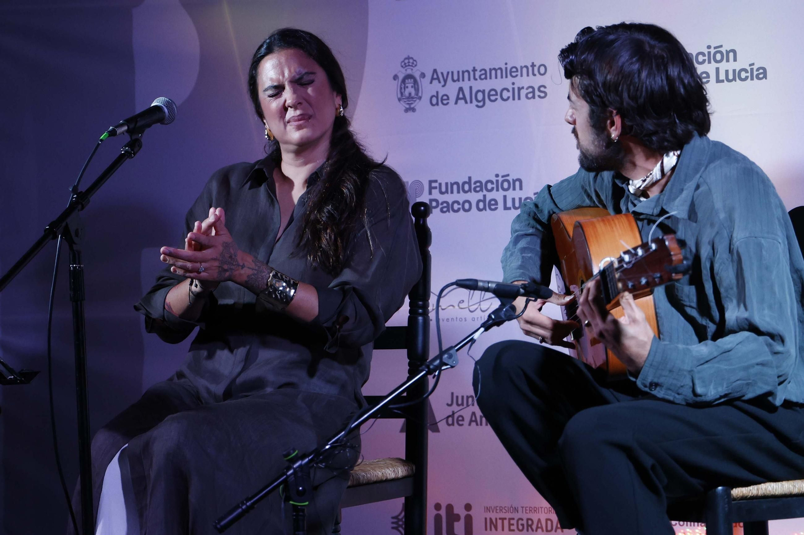 Fotos del concierto de Alba Molina y Victor Franco en el Centro de Paco de Lucía en Algeciras