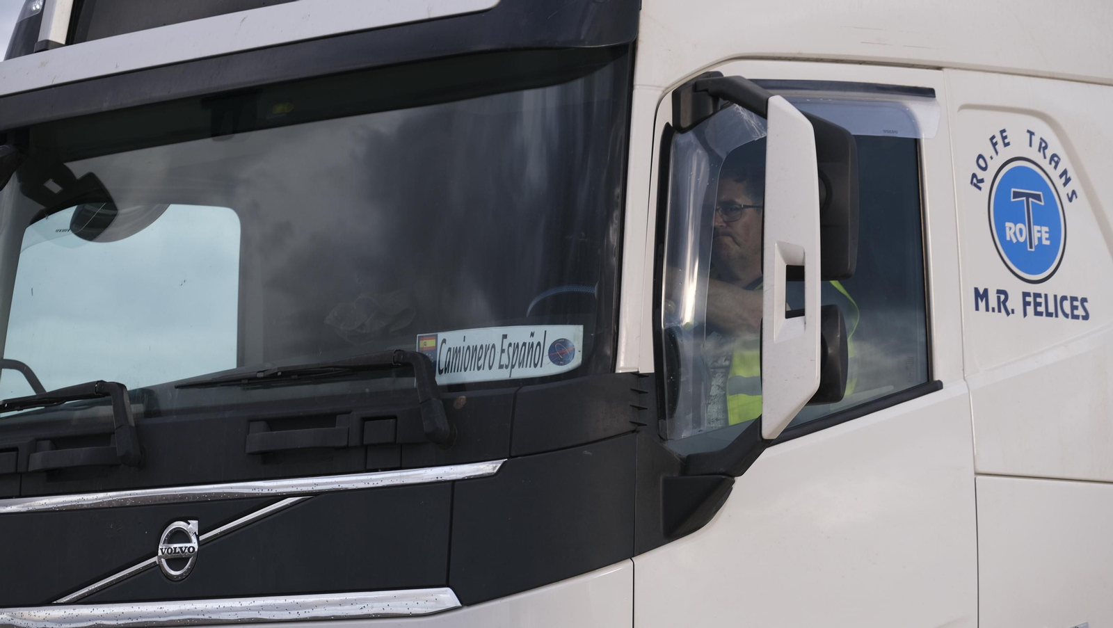 Fotogalería de la protesta de los camioneros de Almería