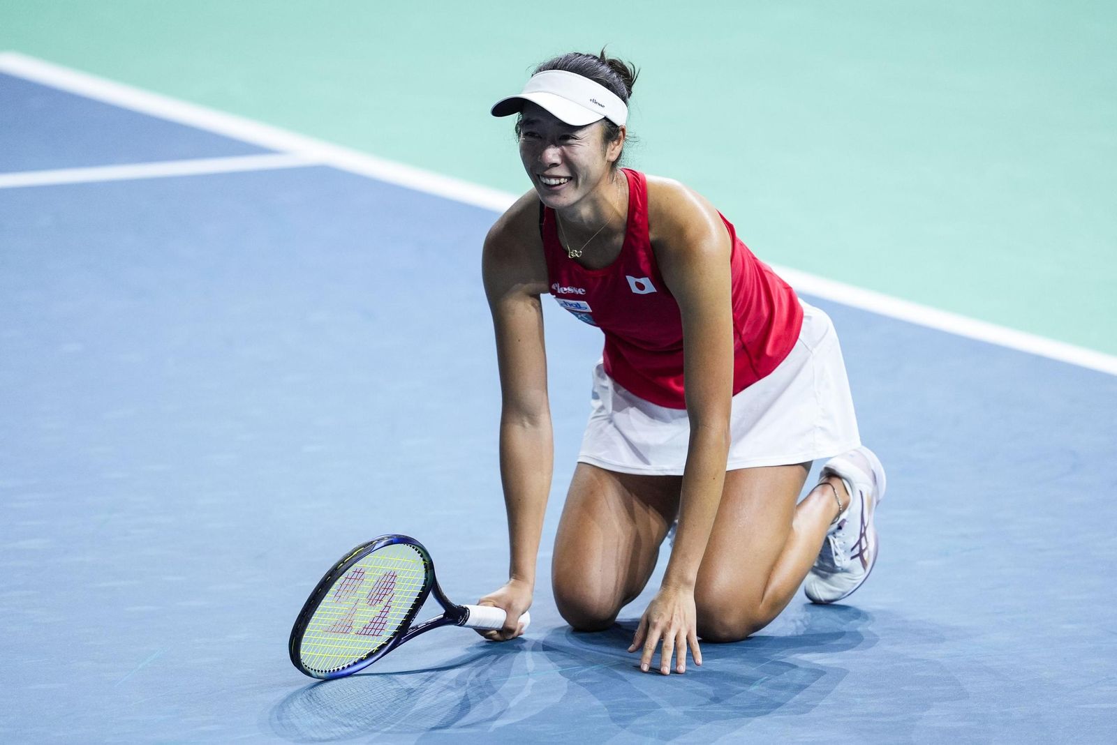 El Italia-Japón de la Billie Jean King en Málaga, en fotos