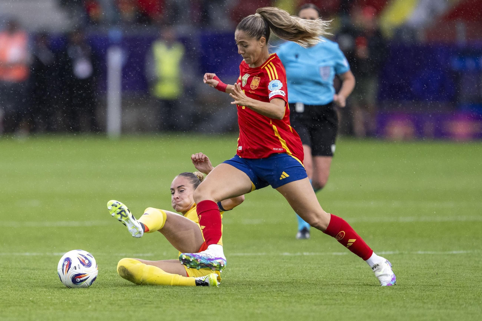 Las fotos de la goleada de España sobre Bélgica en la Eurocopa femenina