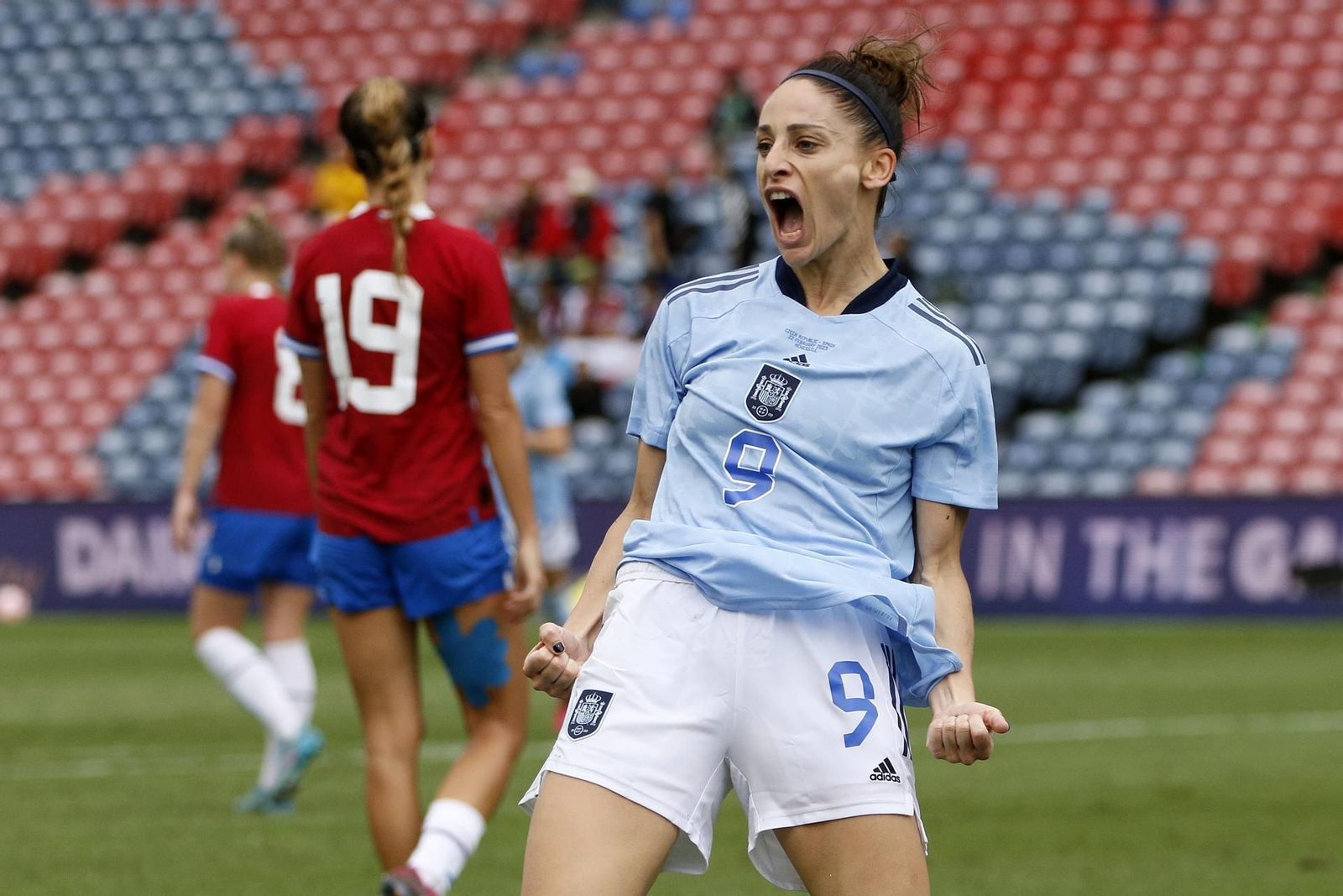 Esther González ya ha anotado 23 goles con la Selección española.