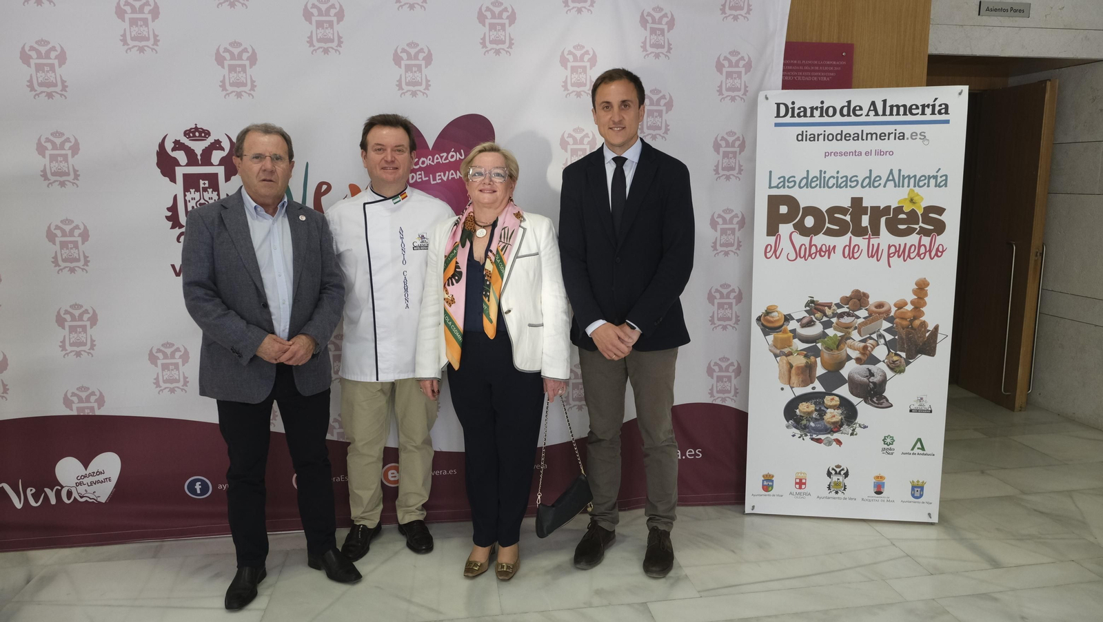 La presentación del libro de postres de Antonio Carmona, en imágenes