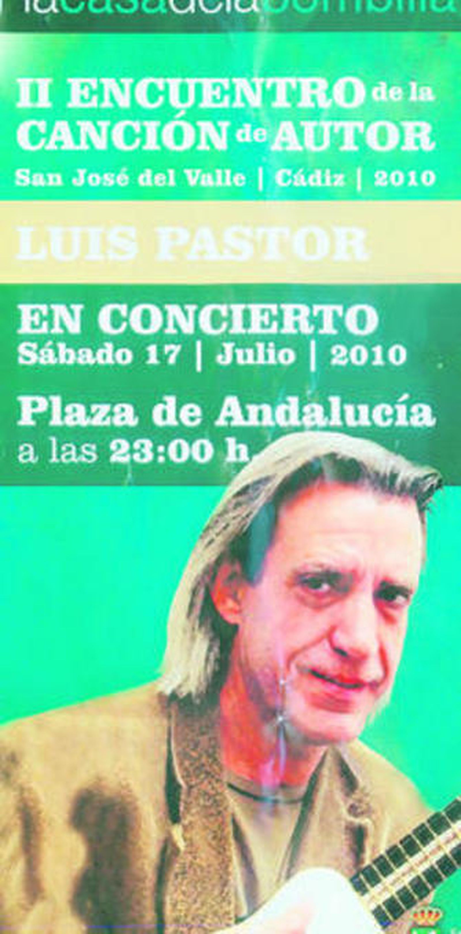 Uno de los carteles del encuentro.