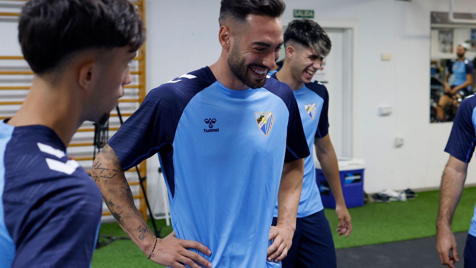 La nueva ropa de entrenamiento del Málaga CF