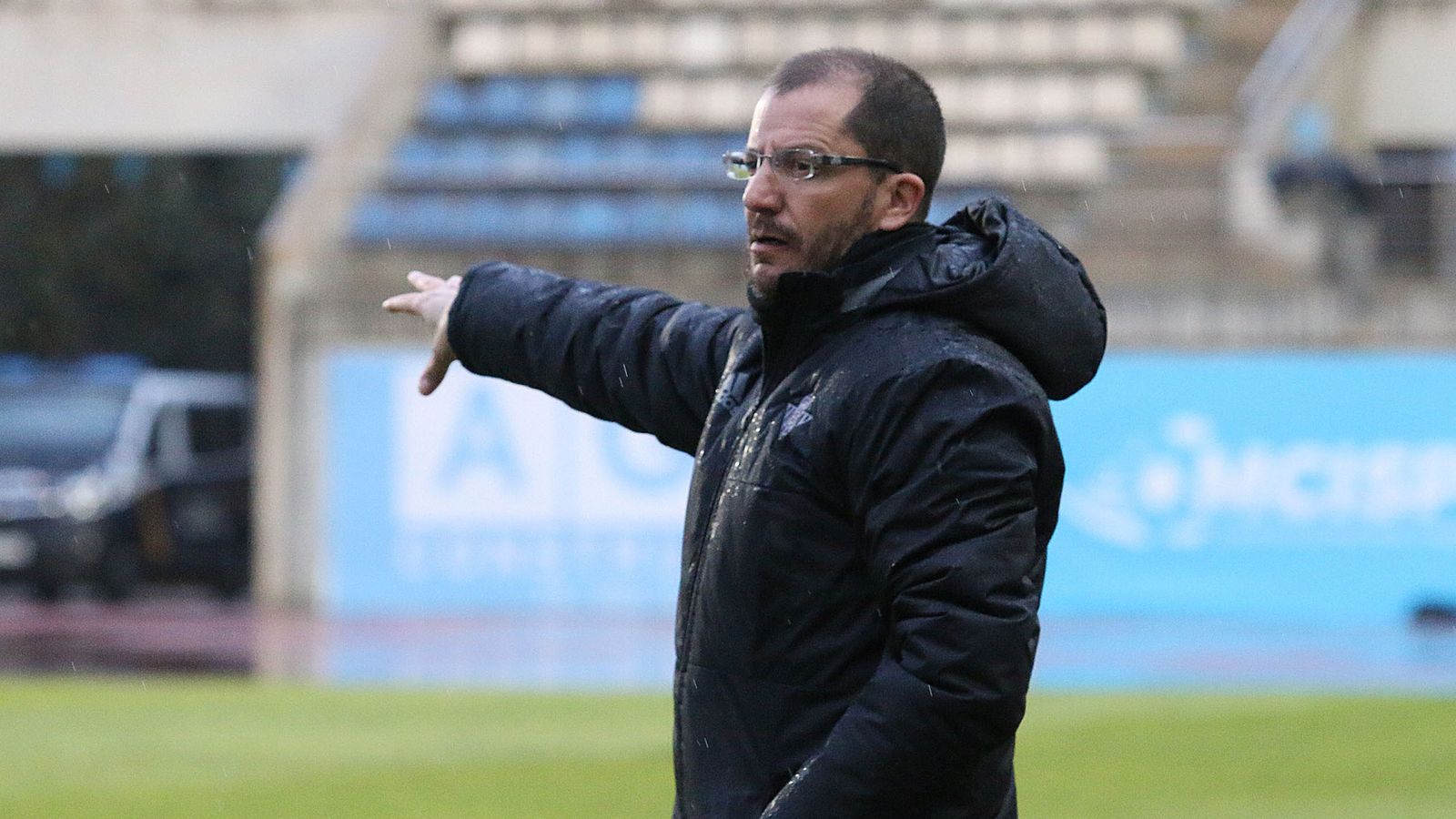 José Juan Romero, en un partido del filial.