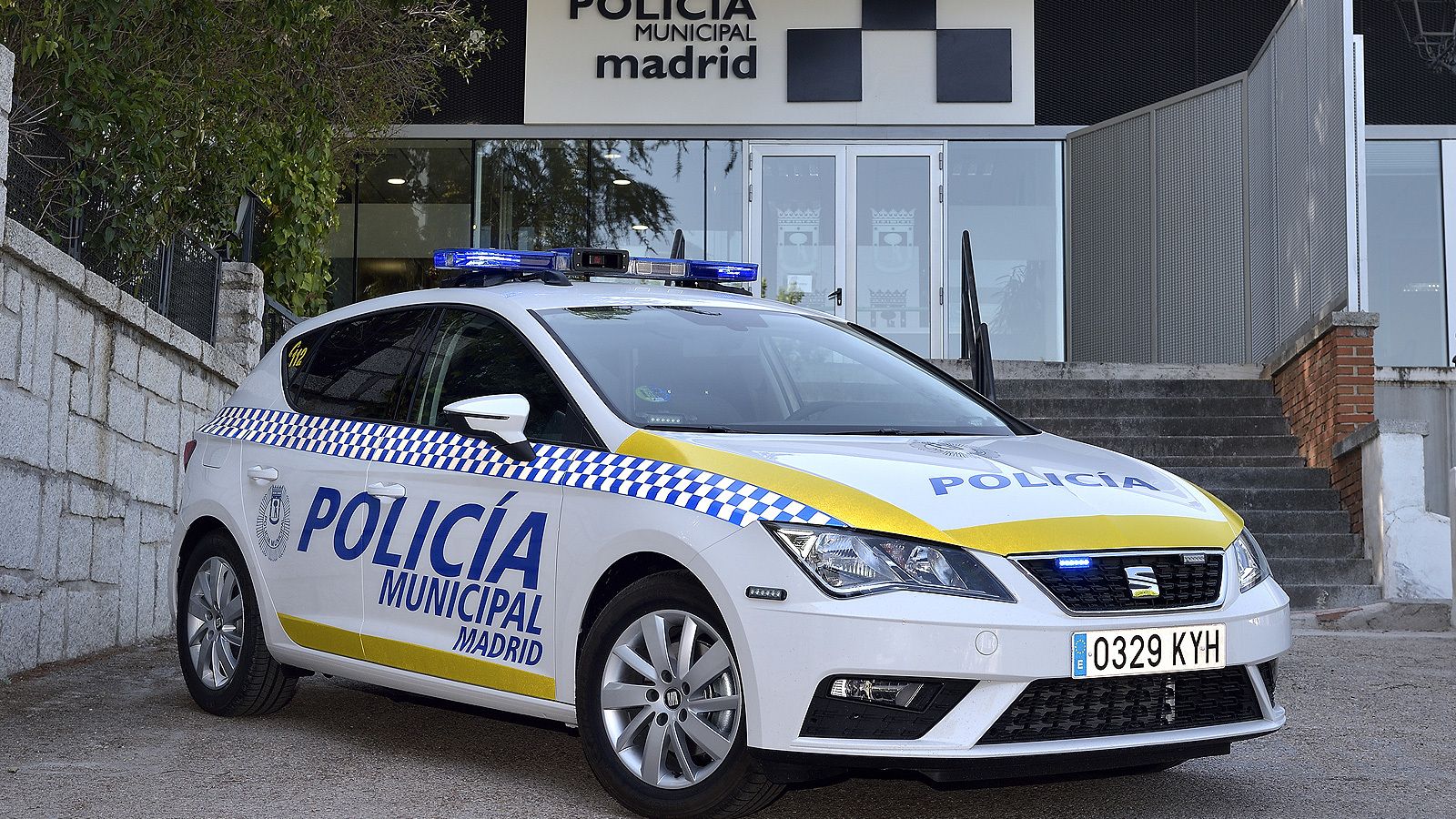 Vehículo de GNC utilizado por la Policía Municipal de Madrid.