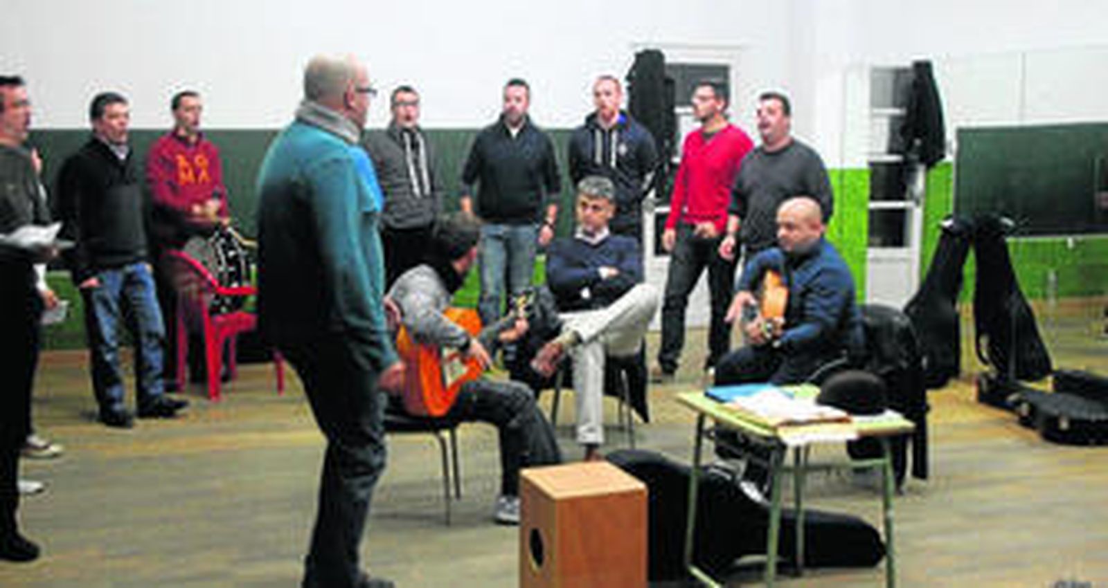 El coro de Faly Pastrana en uno de sus ensayos de este año.