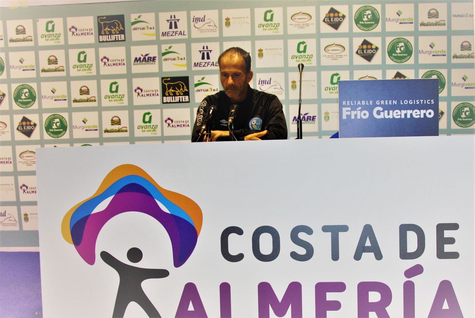 Fran Alcoy, en rueda de prensa.
