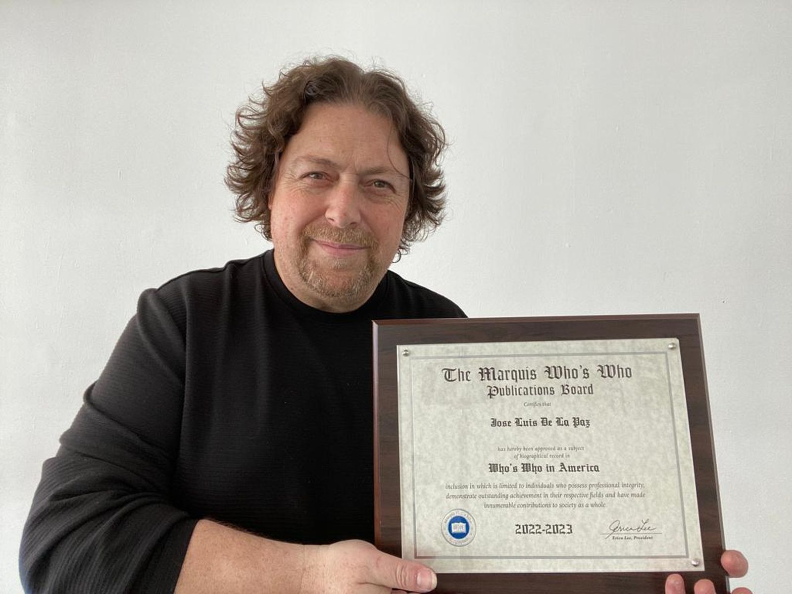 La labor de José Luis de la Paz ha sido reconocida en Estados Unidos.