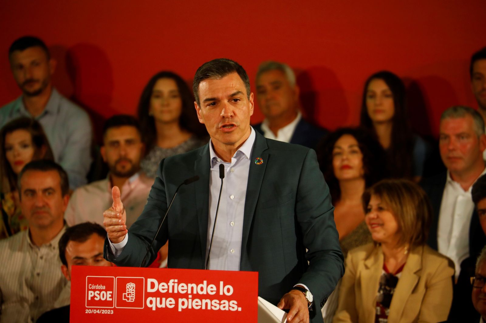 La visita de Pedro Sánchez a Córdoba, en imágenes