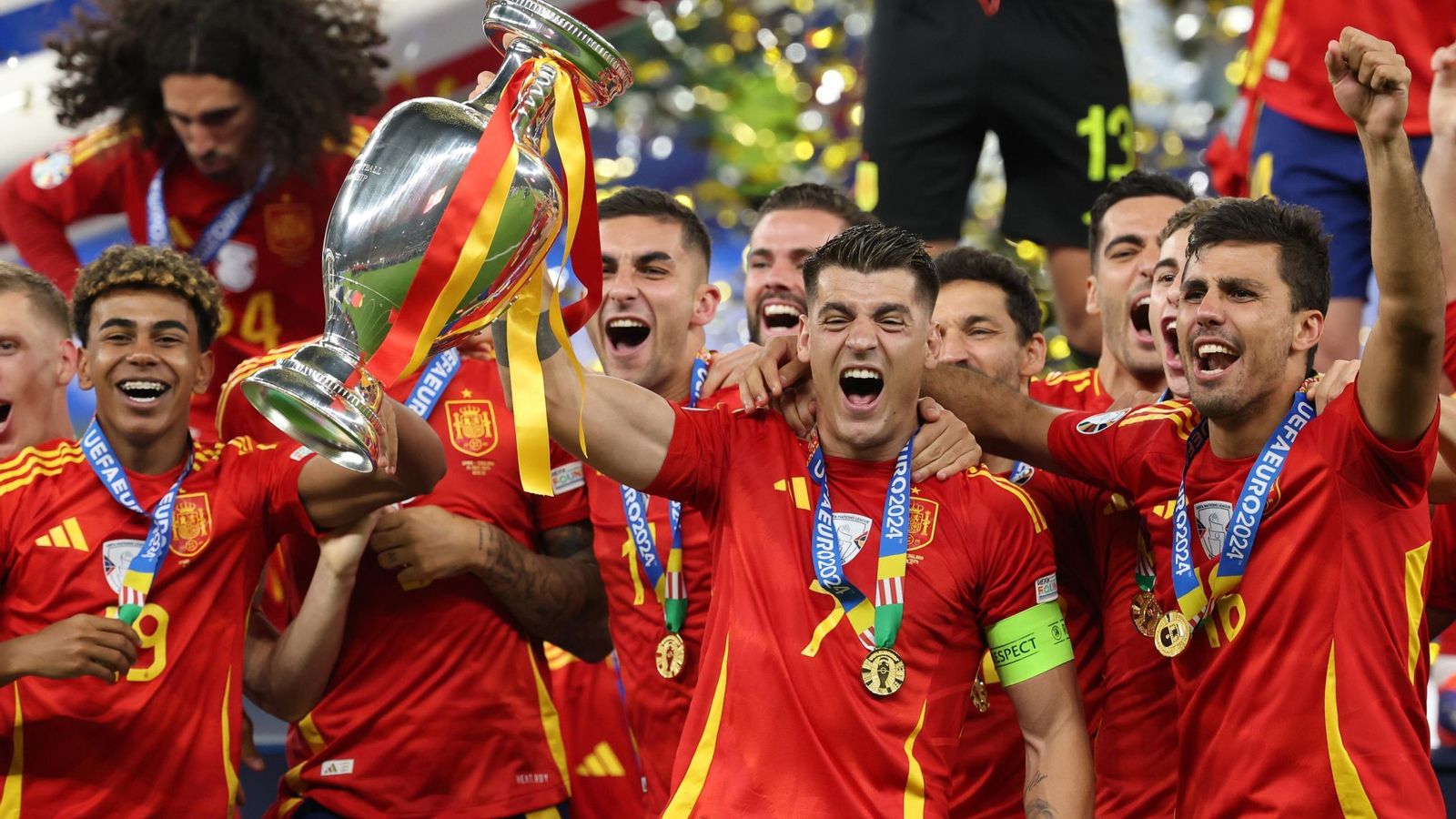 Las mejores fotos del título de España ante Inglaterra