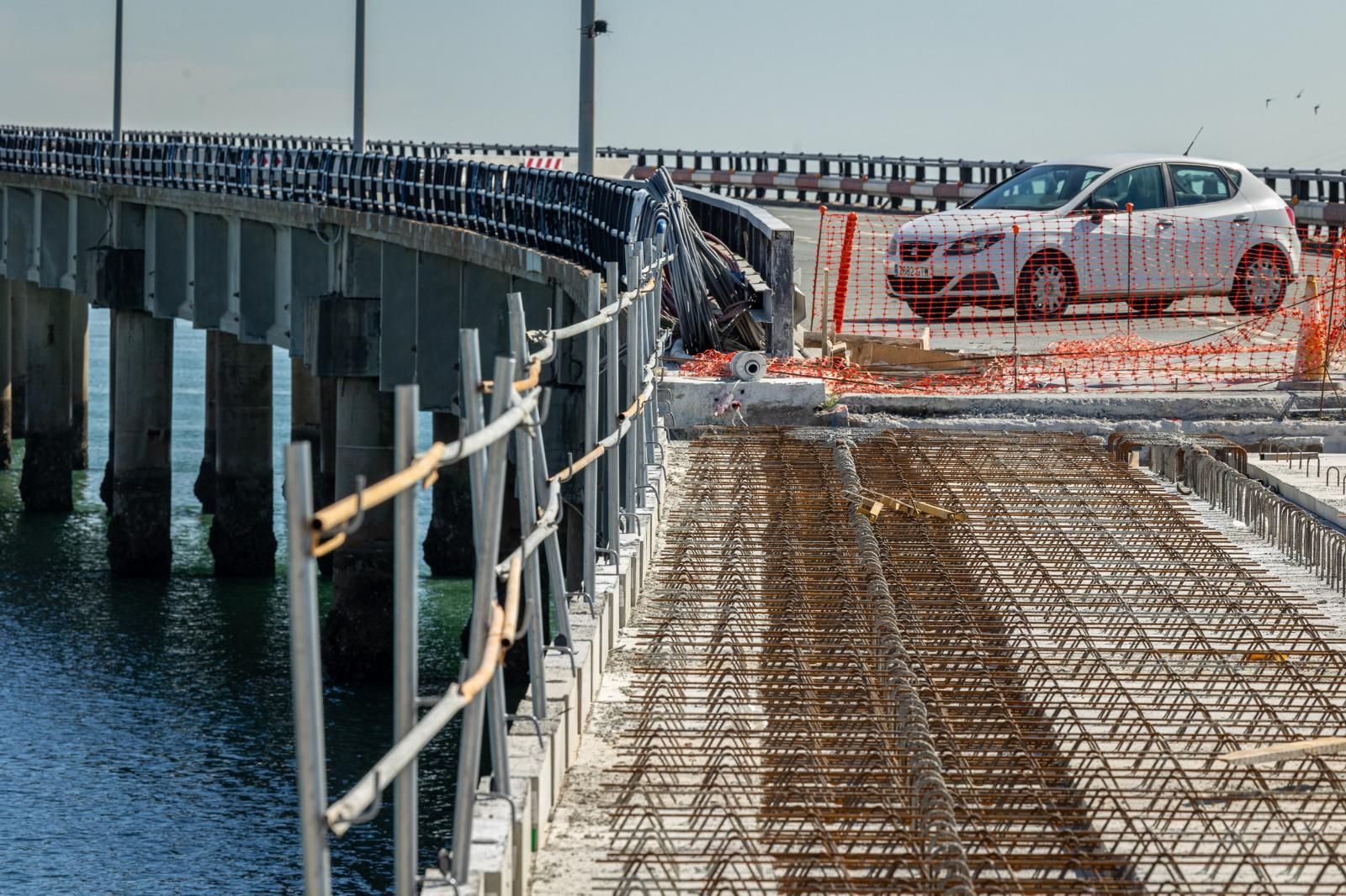 Las obras del puente Carranza en Cádiz, en imágenes