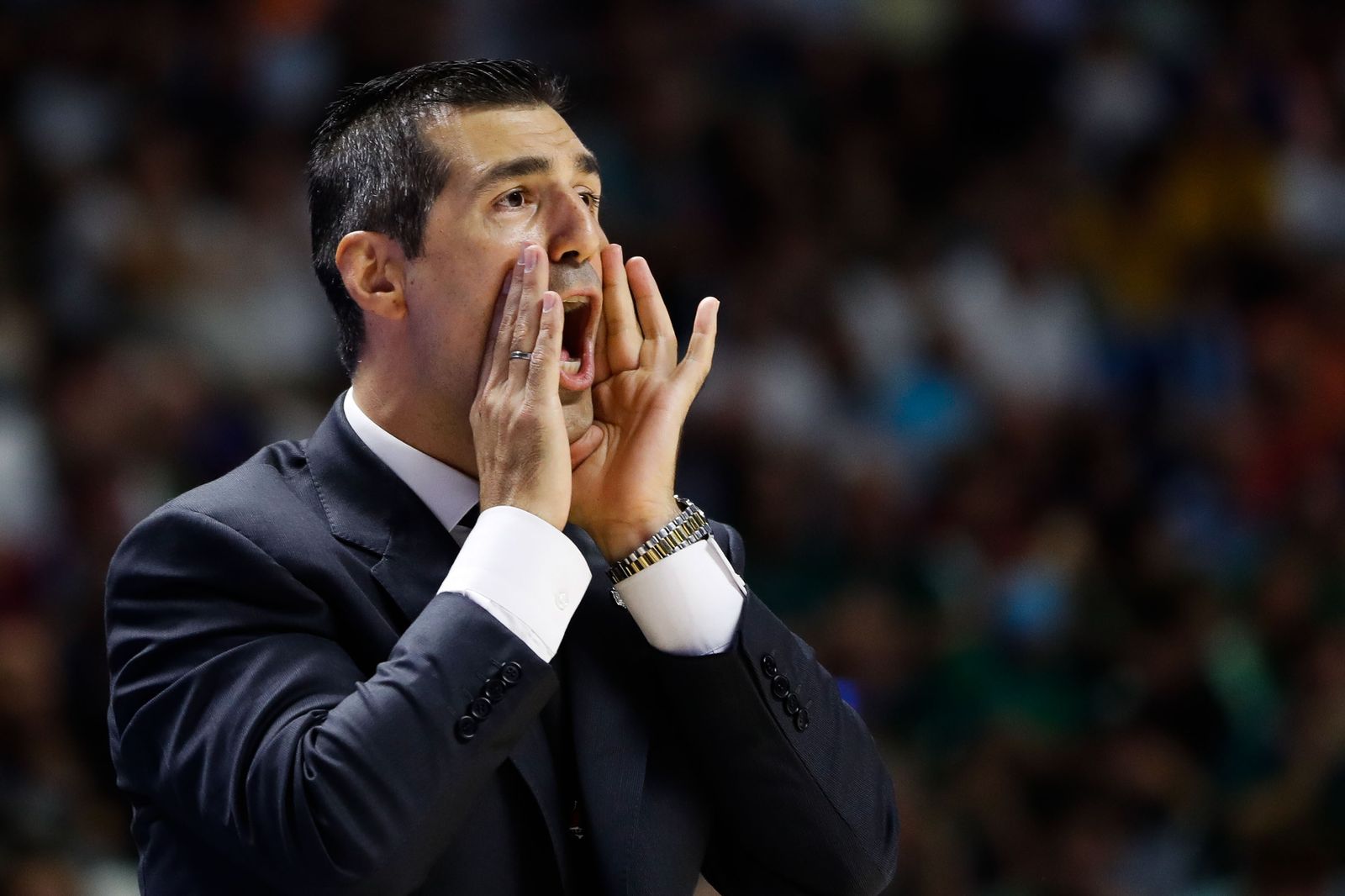 Pablo Pin durante el último encuentro disputado en Málaga.