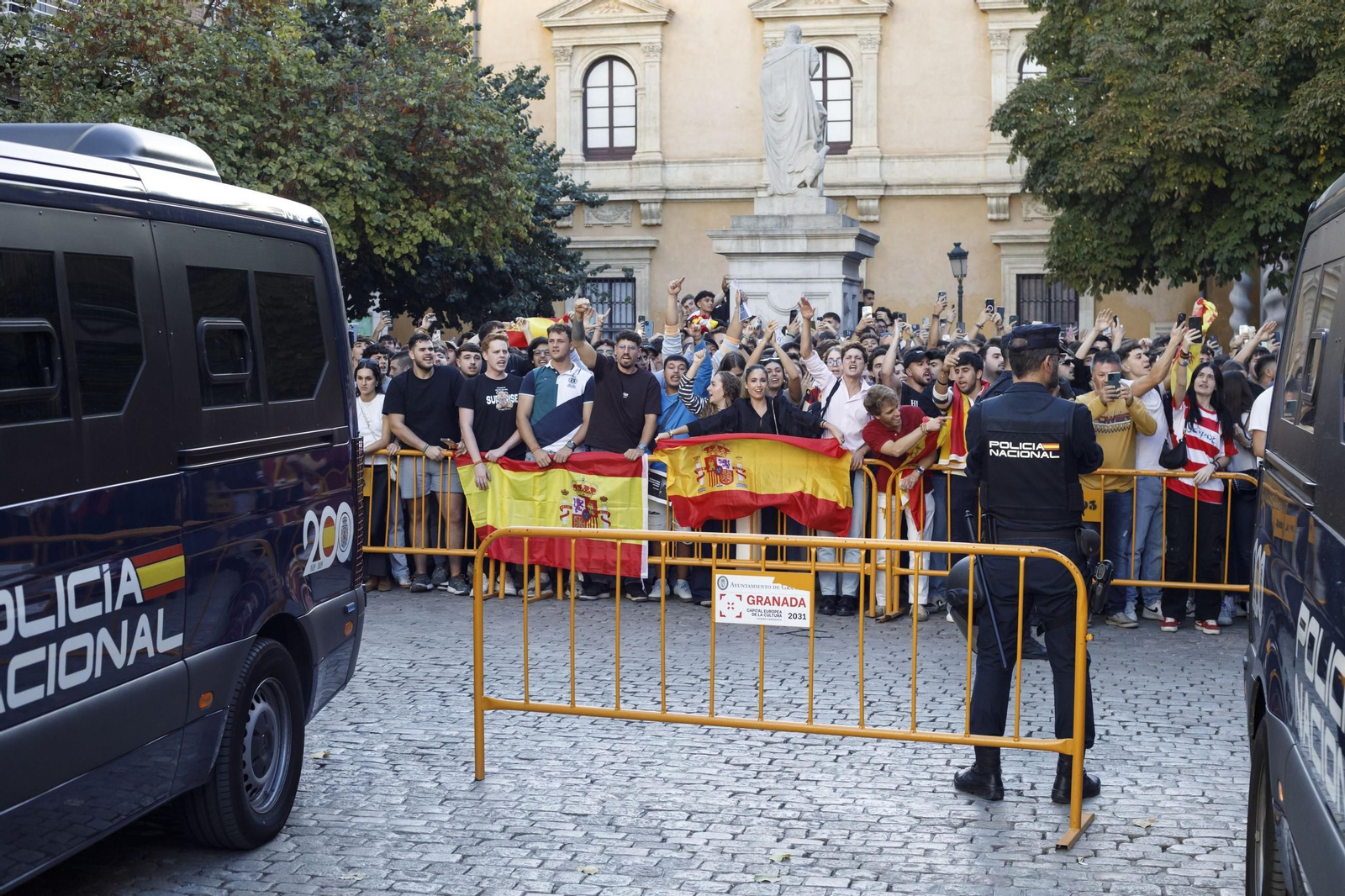 Plaza de Derecho el pasado 22 de octubre.