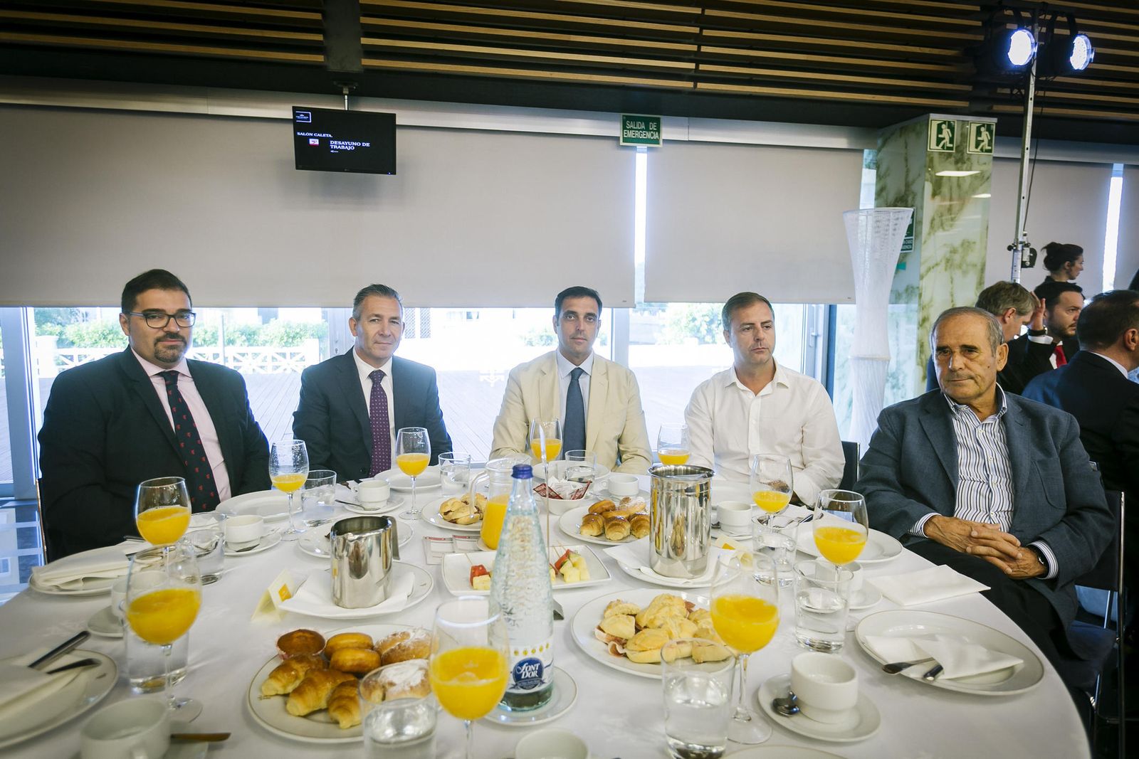 Ildefonso Velázquez, Eloy Calderón, Isidro Orihuela Aguilar, Ignacio Bardón, Darío López Rodríguez.