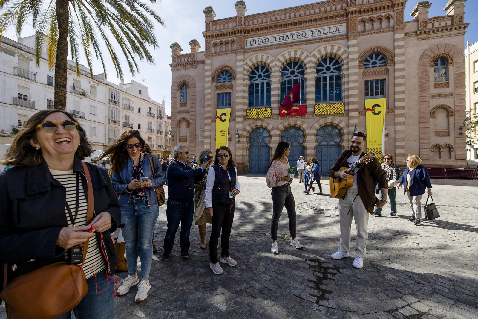 Las imágenes de la ruta de la prensa de Cádiz