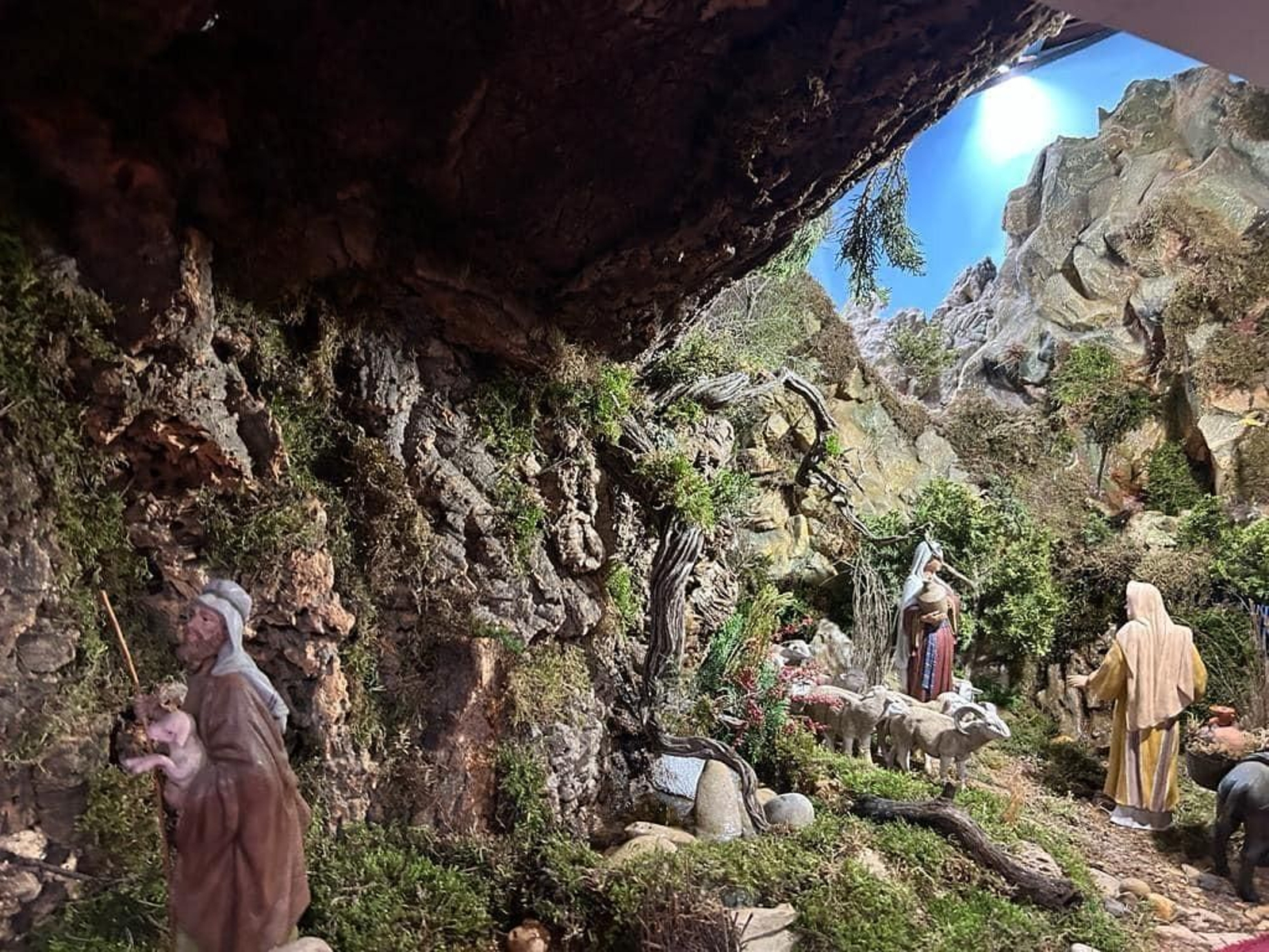 Imagen del belén municipal de Chipiona.