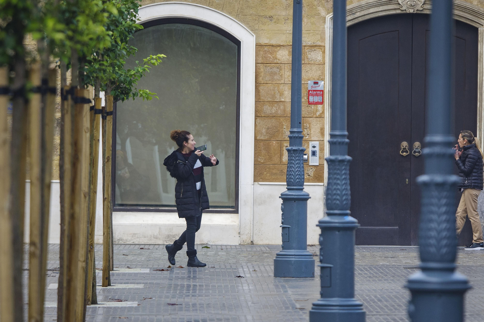 Las imágenes de la apertura de la nueva plaza de España. Las imágenes de la apertura de la nueva plaza de España.