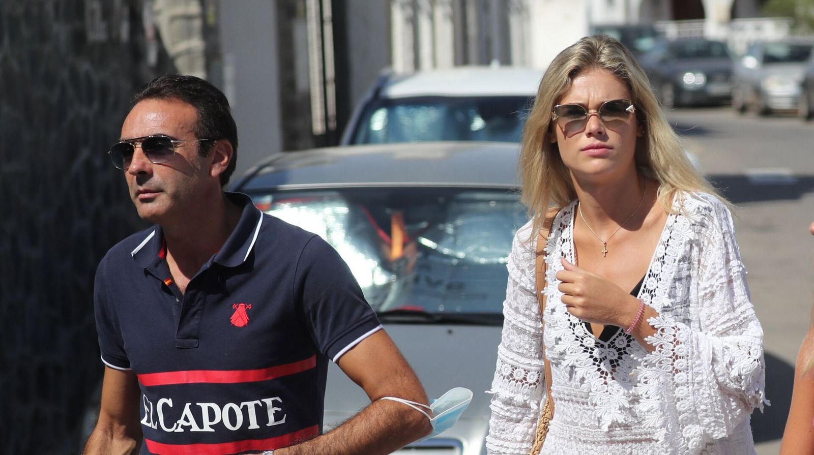 Ponce y Ana Soria, paseando por Almería.