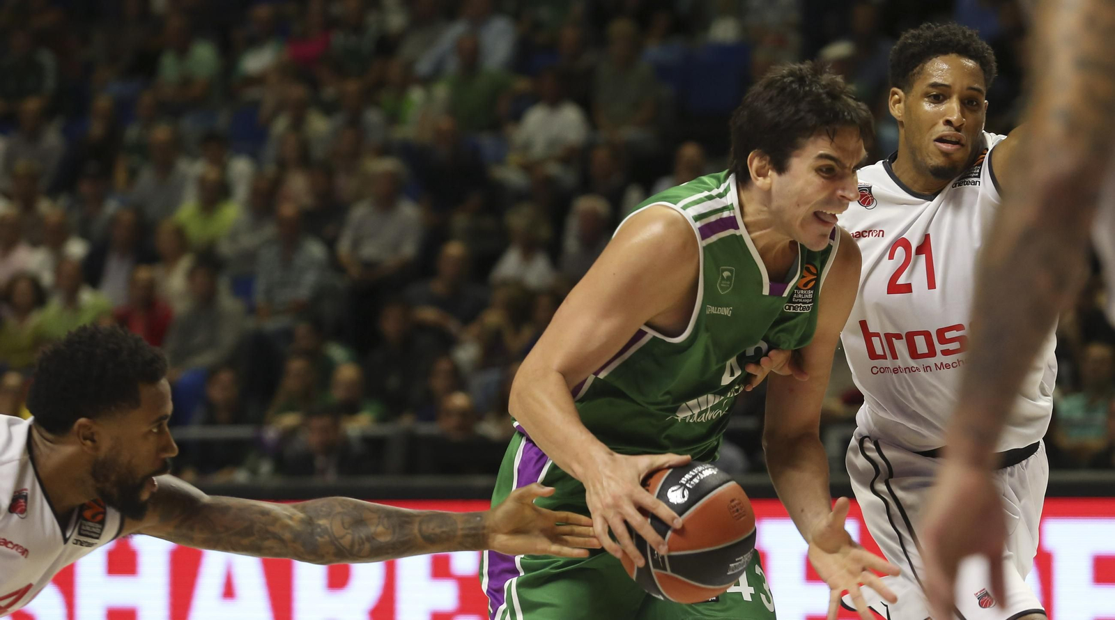 El paso de Augustine Rubit por el Carpena en un Unicaja-Brose de Euroliga