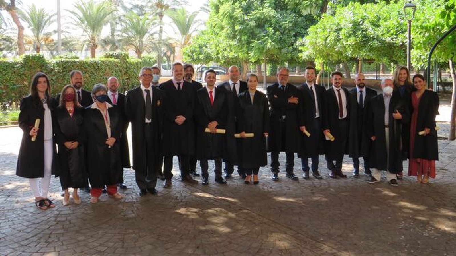 Nuevos colegiados del Colegio de Abogados de Almería.