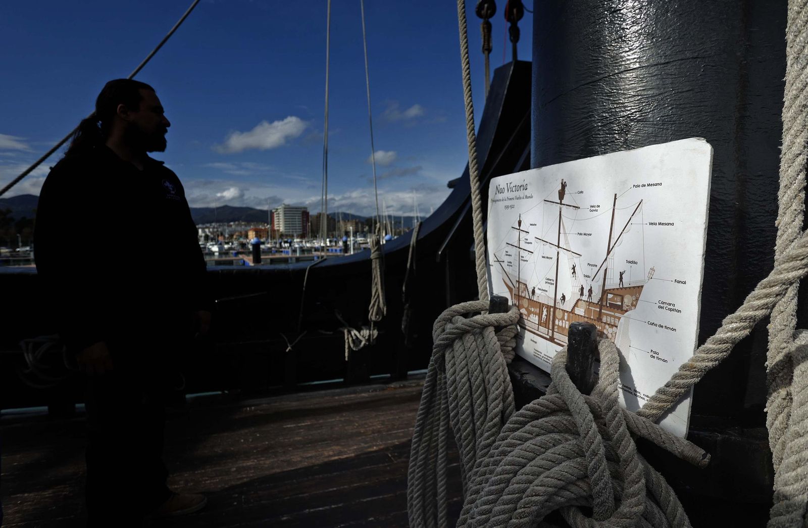 Fotos del navío Nao Victoria en Algeciras