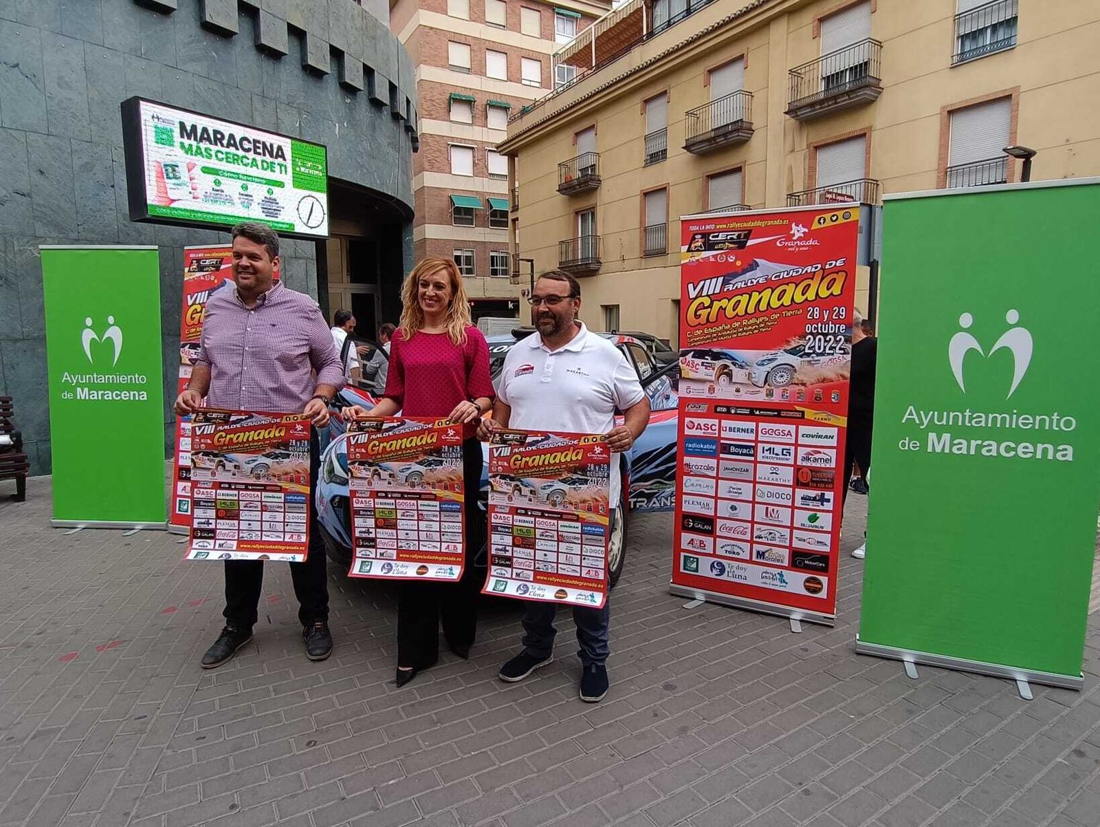 Uno de los tramos del Rally Ciudad de Granada pasará por Maracena, donde ya fue presentado.