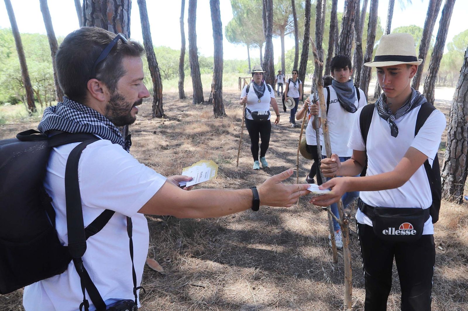 Todos los peregrinos de la Hermandad de Huelva, en imágenes