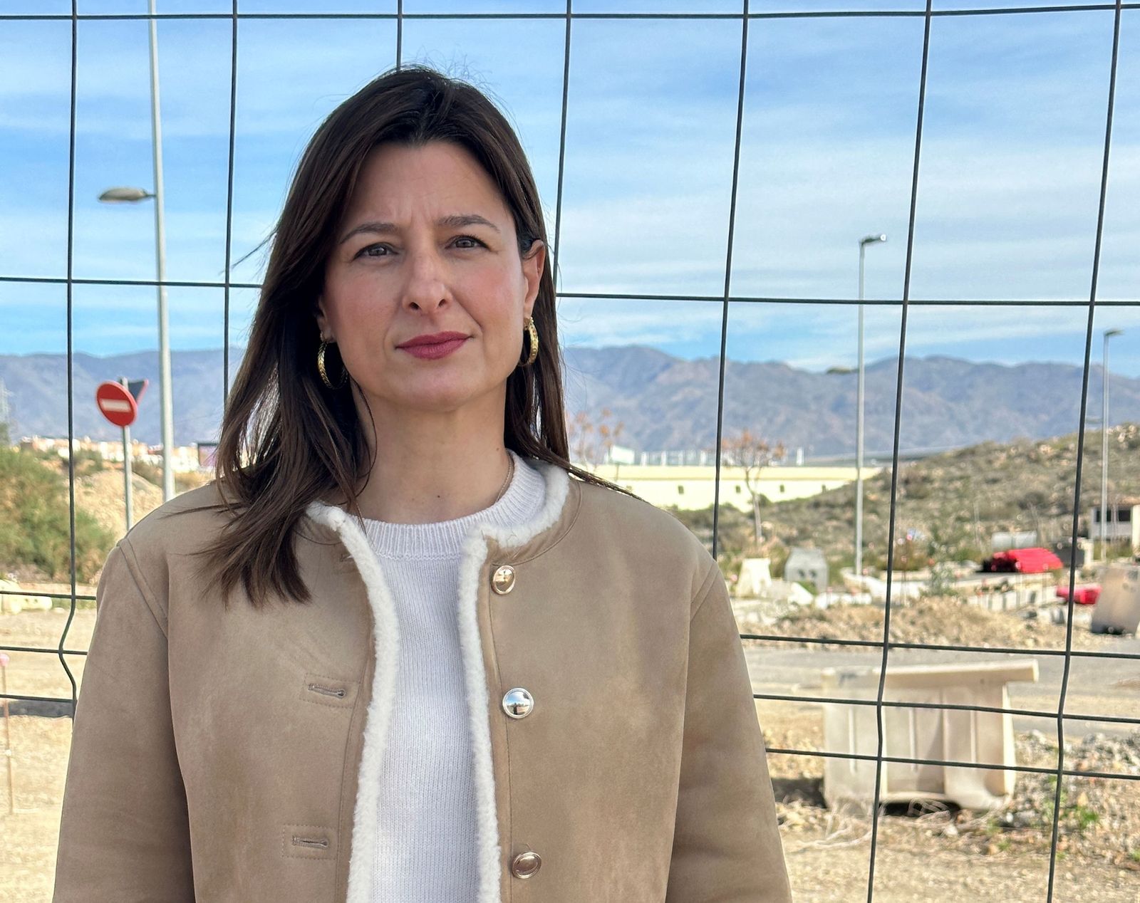 Fátima Herrera, en la avenida de Torrecárdenas.