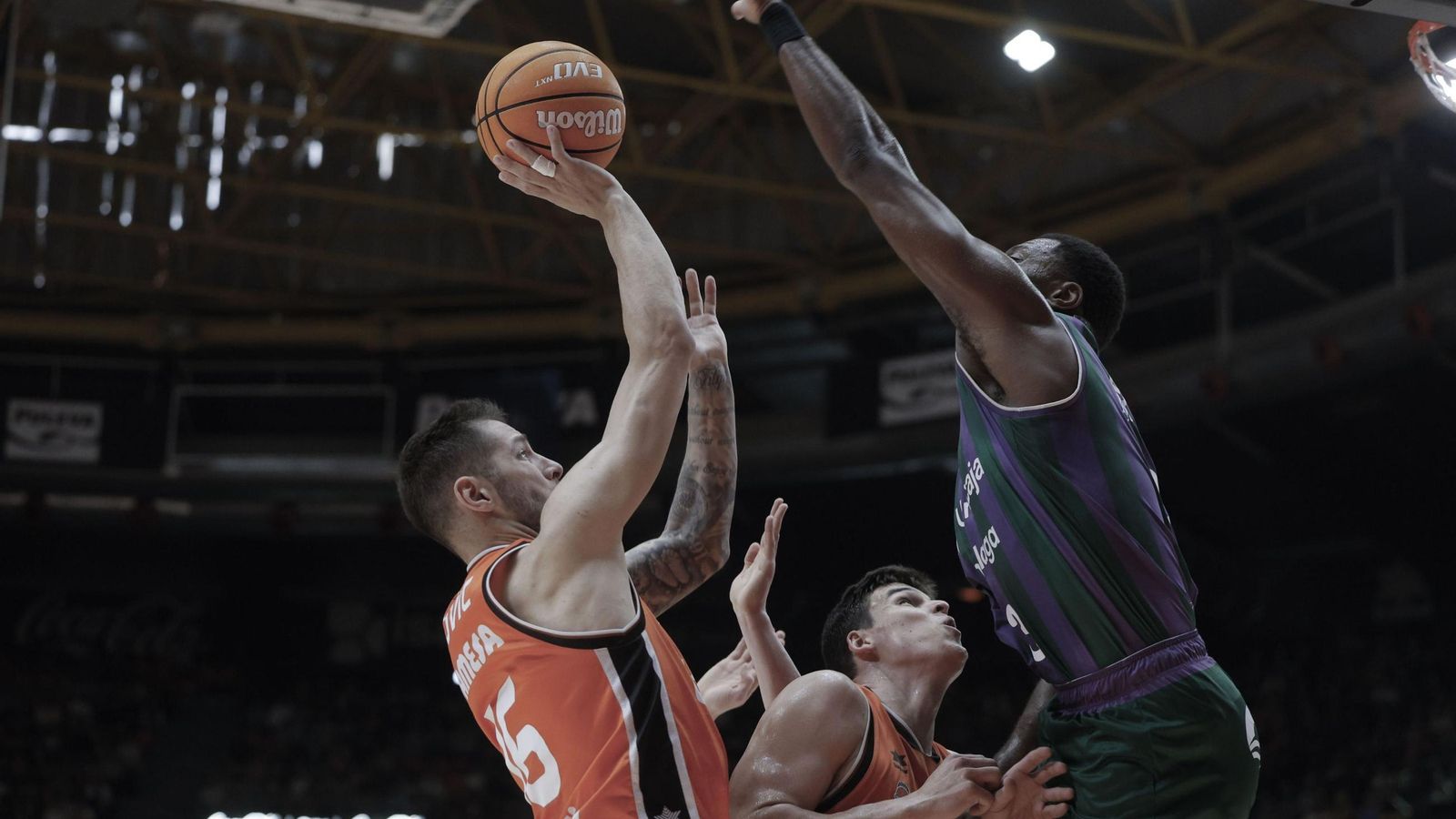 El Valencia - Unicaja, en fotos