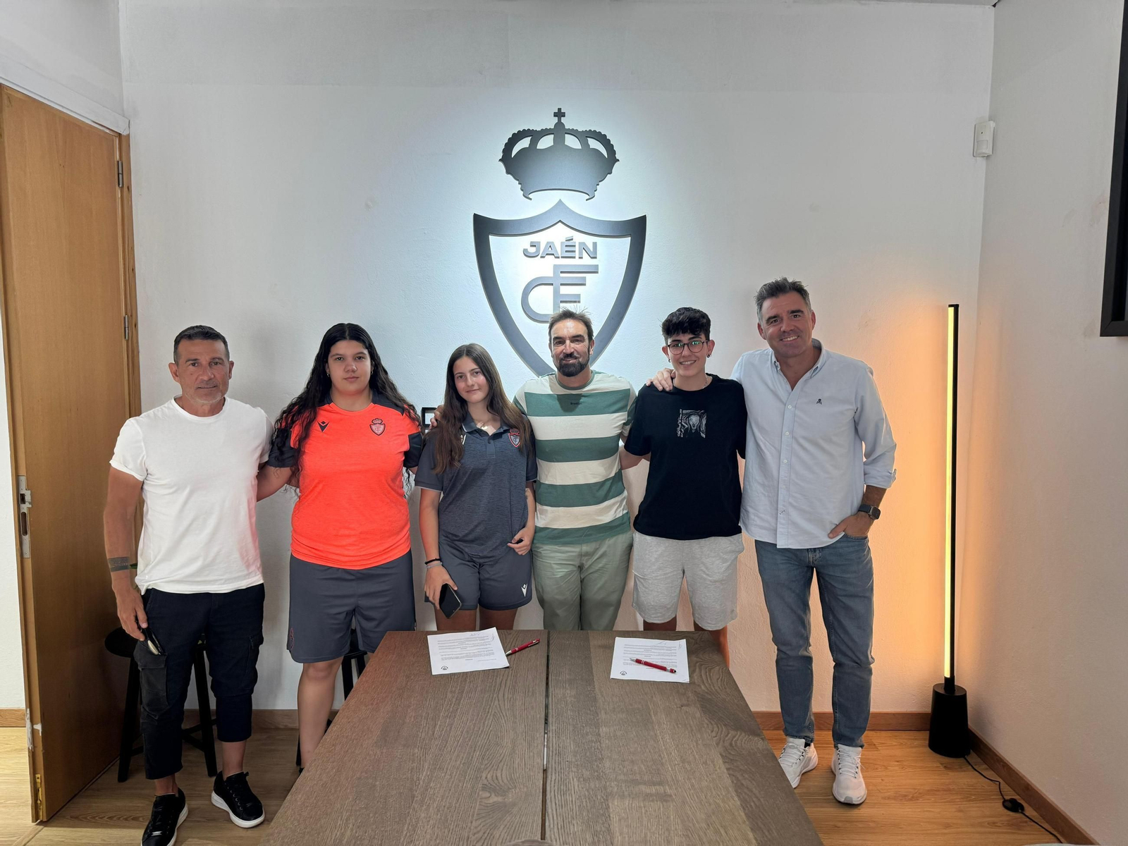 Presentación de José Luis Rico como nuevo coordinador de fútbol femenino del Real Jaén y entrenador del primer equipo.