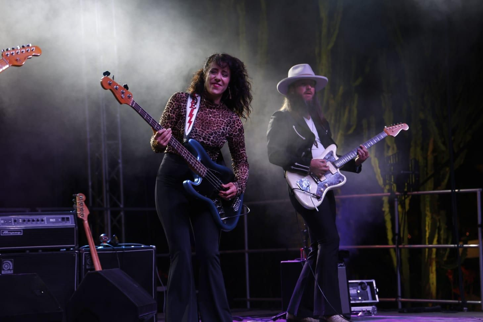 El concierto de Danielle Nicole Band, en el parque María Cristina de Algeciras.
