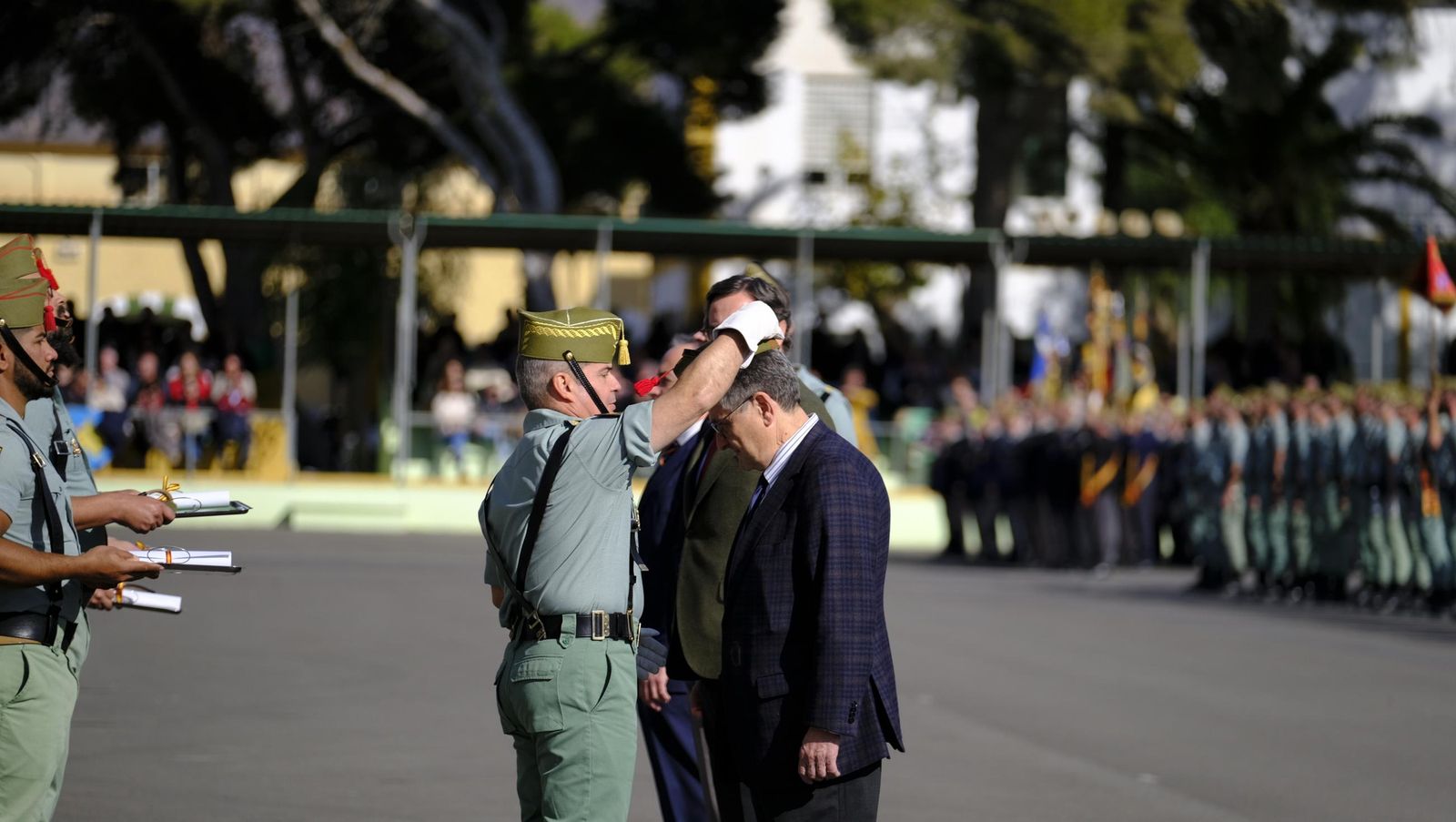 Conmemoración del Combate de Edchera en la Base Álvarez de Sotomayor de La Legión, en imágenes